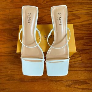 Simmi London White Sandals